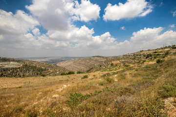 Hills along Way of the Patriarchs. Israel