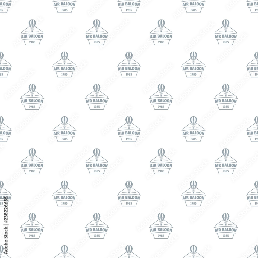 Poster sky air balloon pattern vector seamless repeat for any web design