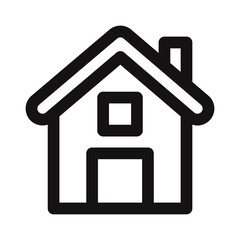 Home icon vector. House symbol.