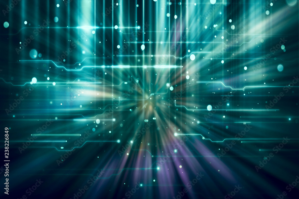 Poster abstract multicolored big data visualization background