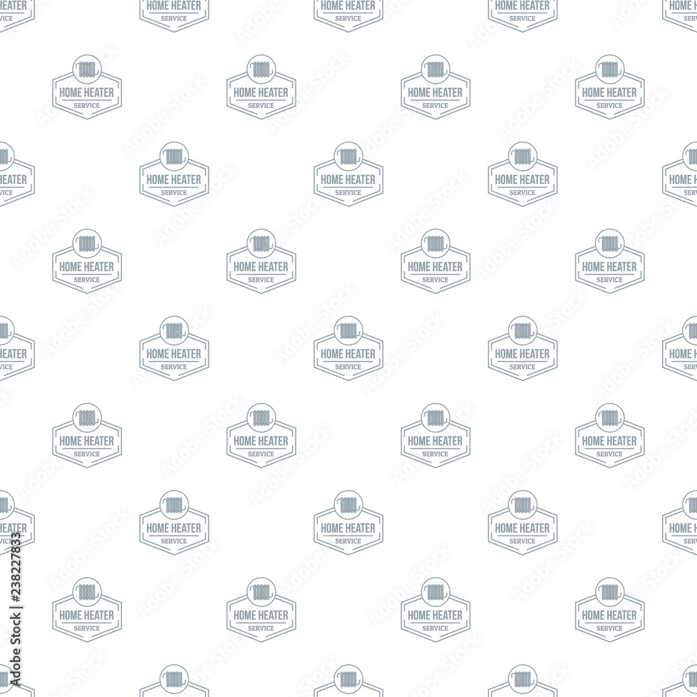 Poster heater pattern vector seamless repeat for any web design