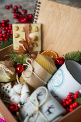 Gift for a man / New Year's gift for him in a box