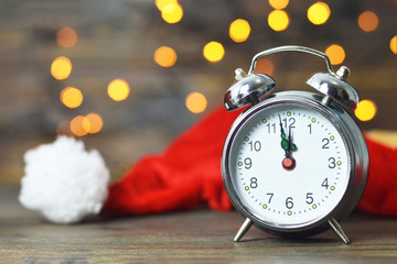 Midnight clock. New Years countdown