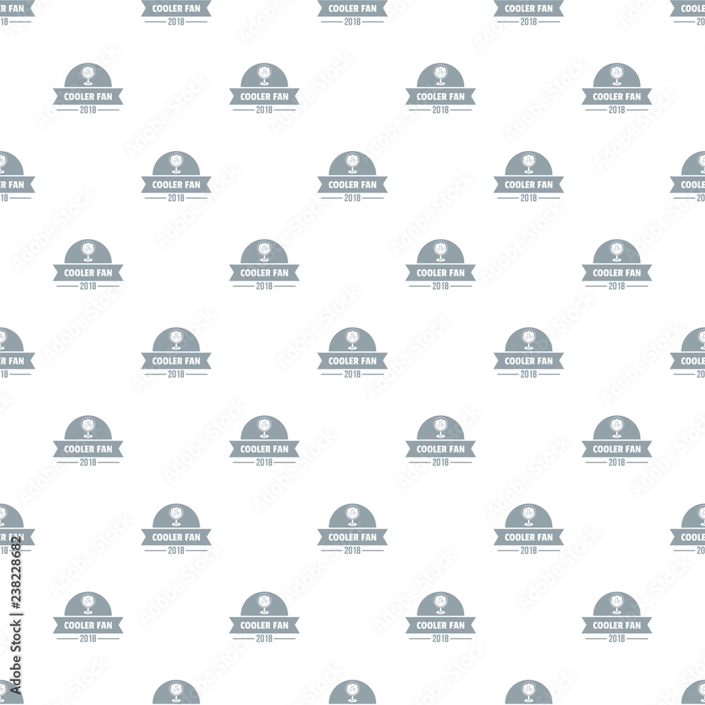 Poster fan cooler pattern vector seamless repeat for any web design