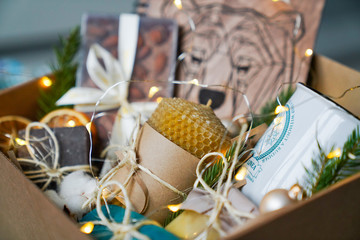 Gift for a man / New Year's gift for him in a box