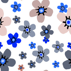 Simple floral pattern