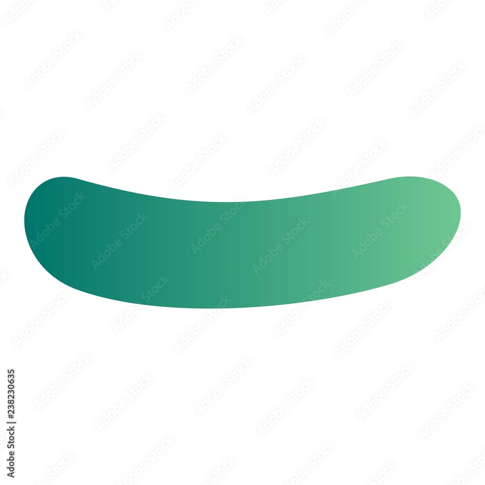 Poster Farm cucumber icon. Isometric of farm cucumber vector icon for web design isolated on white background