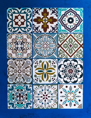 Mexican Talavera ceramic set. Traditional mexican talavera ceramic from Puebla