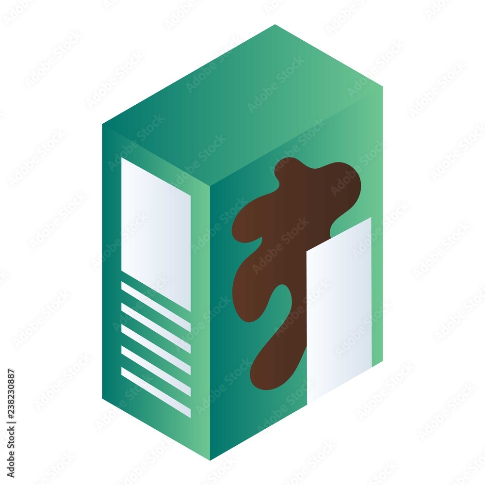 Poster cracker pack icon. isometric of cracker pack vector icon for web design isolated on white background