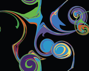 Mardi Gras seamless line marble pattern, illustration. Ideal for wallpaper, patterns, web page background, textiles, holiday greeting cards.