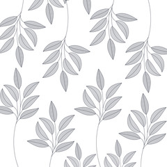 Fototapeta premium leafs pattern isolated icon