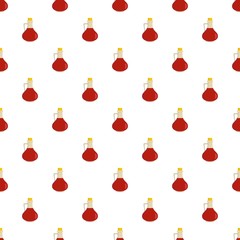 Juice bottle pattern seamless vector repeat for any web design