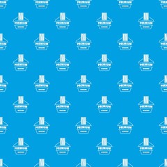 Premium material pattern vector seamless blue repeat for any use