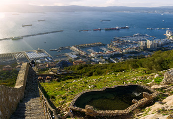 Algeciras bay from the rock