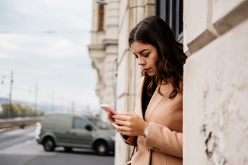 Fototapeta premium The city keeps her connected