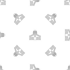 Chapel icon. Outline illustration of chapel vector icon for web design isolated on white background