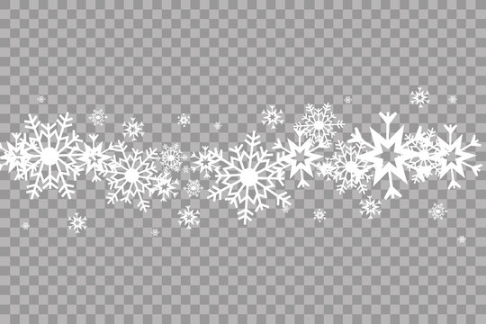 Vector illustration of an abstract christmas background with snowflakes