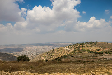 Hills along Way of the Patriarchs. Israel