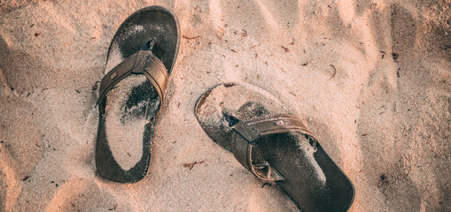 feet in the sand