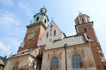 Naklejka premium Wawel Cathedral in Krakow, Poland