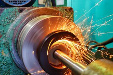 Production of parts in the metalworking industry, finishing on an internal steel surface grinding...