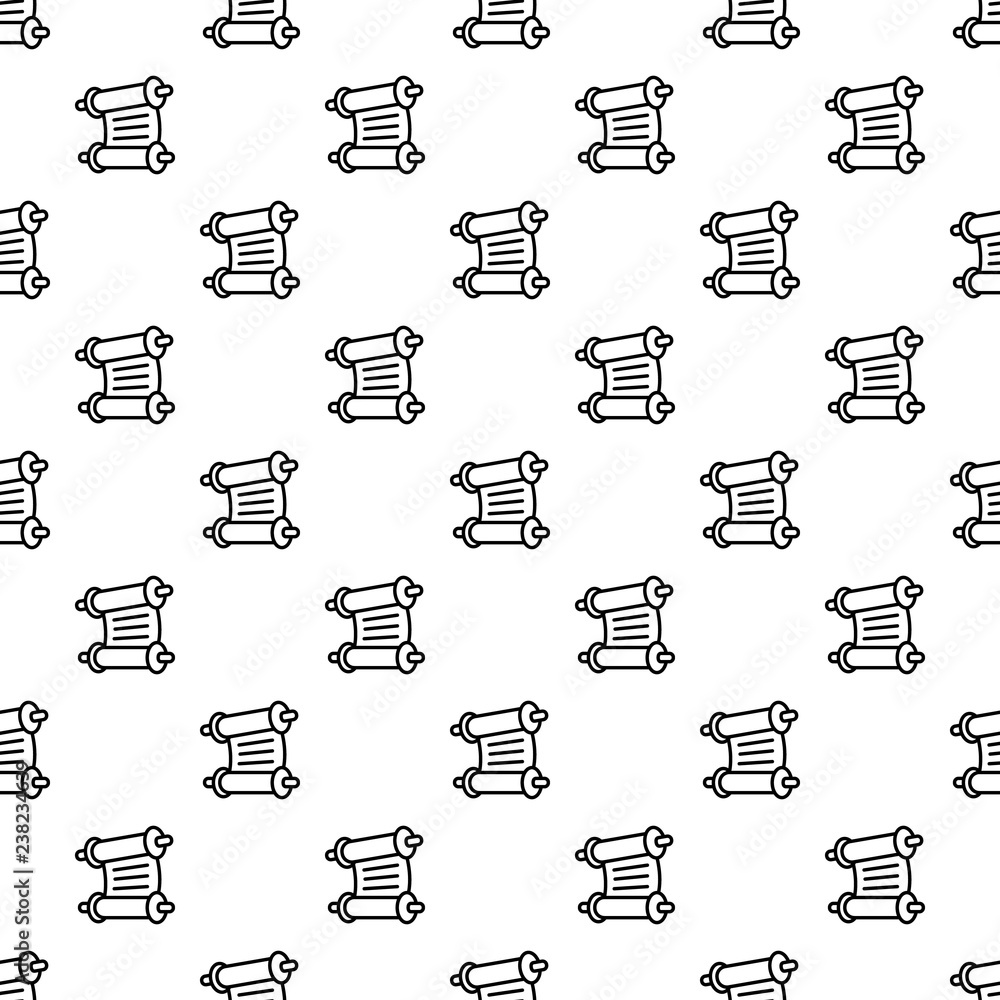 Poster torah papyrus pattern seamless vector repeat for any web design