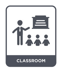 classroom icon vector