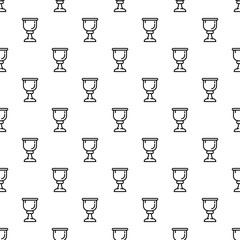 Cup of wine pattern seamless vector repeat for any web design