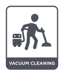 vacuum cleaning icon vector