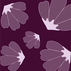 Obraz premium flowers pattern isolated icon