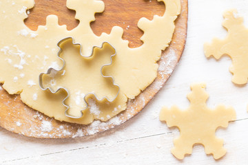 Cutters for Christmas cookies