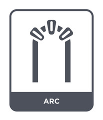 arc icon vector
