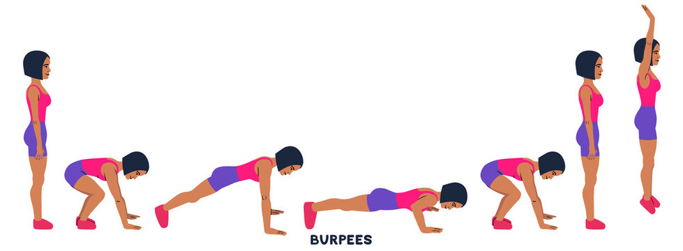 Burpees photos, royalty-free images, graphics, vectors & videos | Adobe  Stock