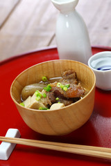 Gyusuji Nikomi ( stewed beef tendon ), Japanese food