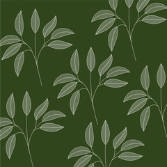 leafs pattern isolated icon
