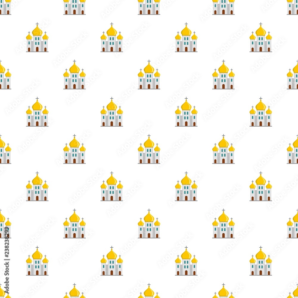 Poster church pattern seamless vector repeat for any web design