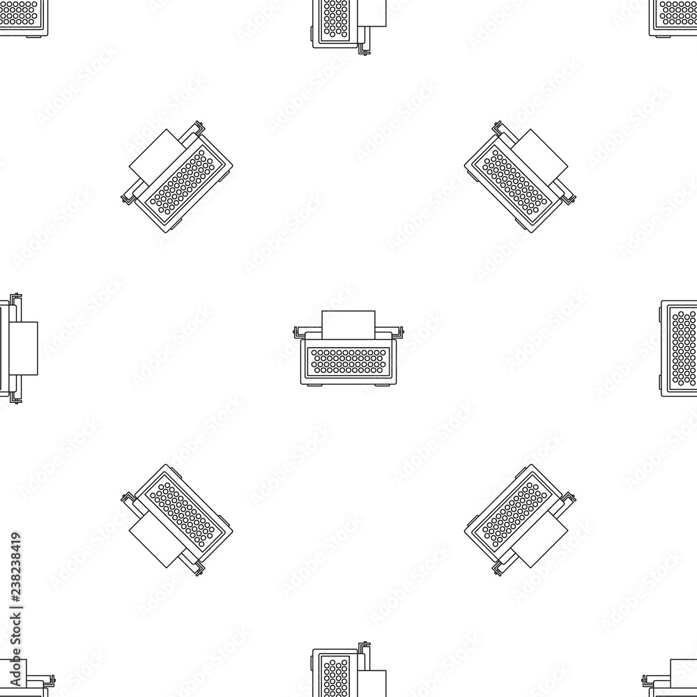 Aufkleber typewriter icon. outline illustration of typewriter vector icon for web design isolated on white bac