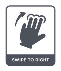 swipe to right icon vector