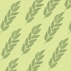 Obraz premium leafs pattern isolated icon