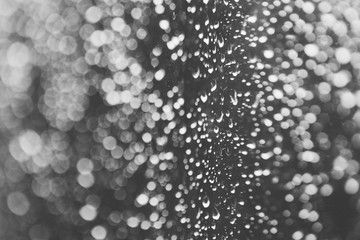 Abstract background image of water droplets on glass