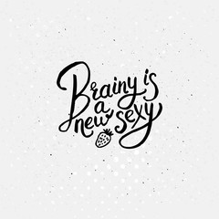 Black and White Brainy is a New Sexy Concept