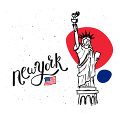 New York and the Statue of Liberty