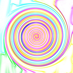 Background circle spiral swirl colorful