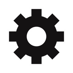 Cog icon vector