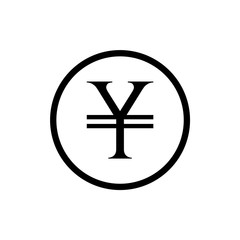 Fototapeta premium Japanese yen. raster illustration