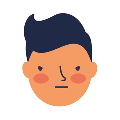 boy face sad expression gesture