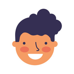 smiling expression boy face happy