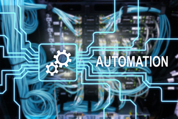 Automation of business Process and innovation technology in manufacturing. Internet and technology...