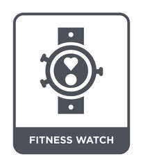 fitness watch icon vector