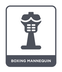 boxing mannequin icon vector